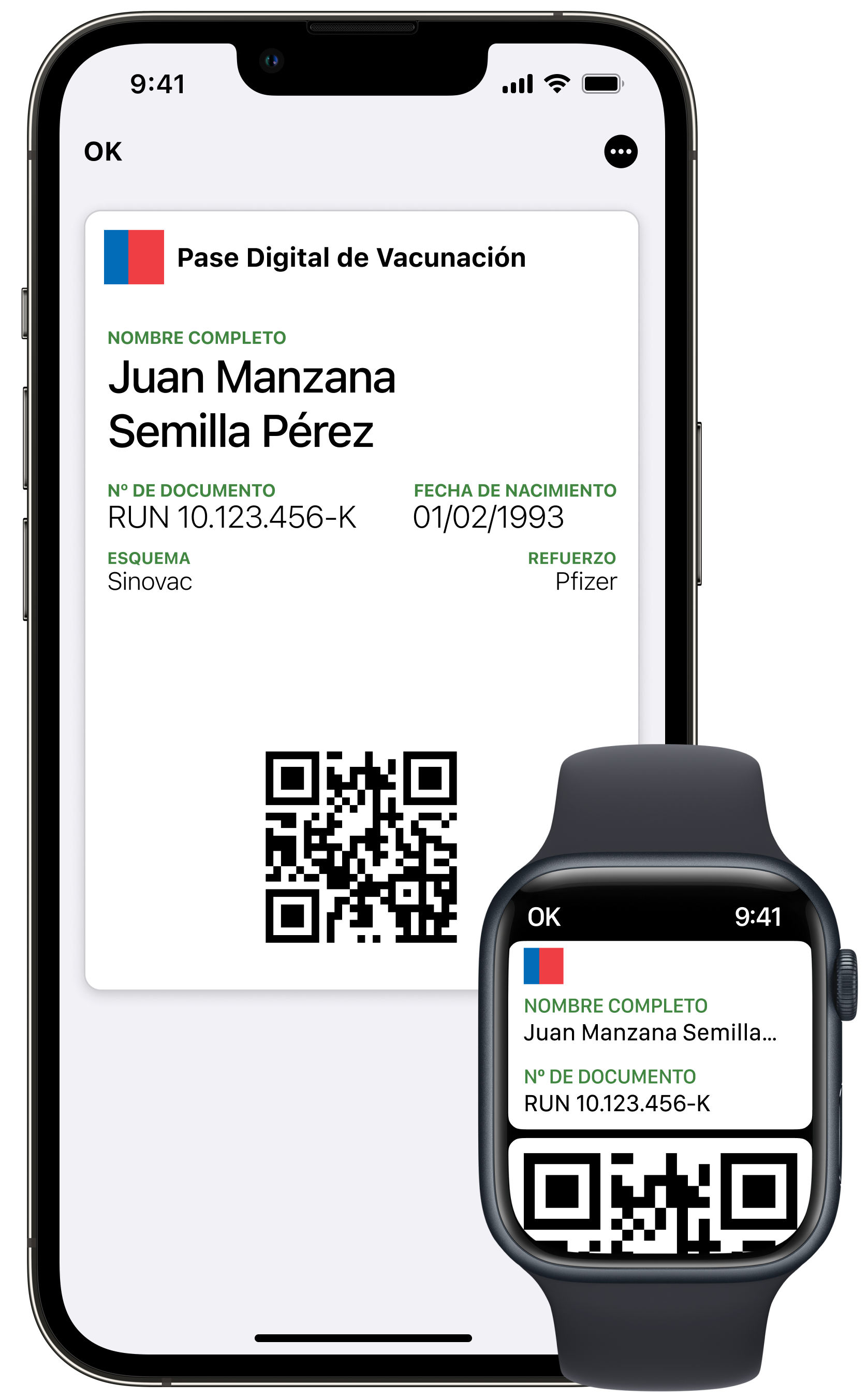 Pase.pro for iPhone and Apple Watch.